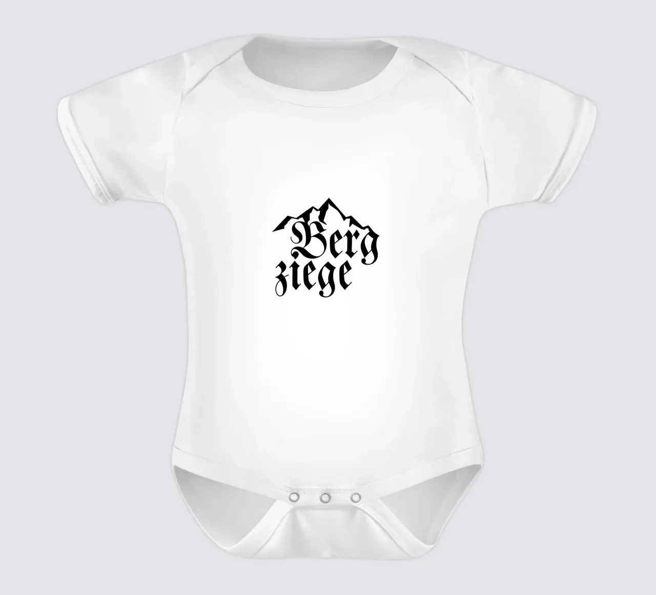 Bergziege body neonato maniche corte da Flo Klein