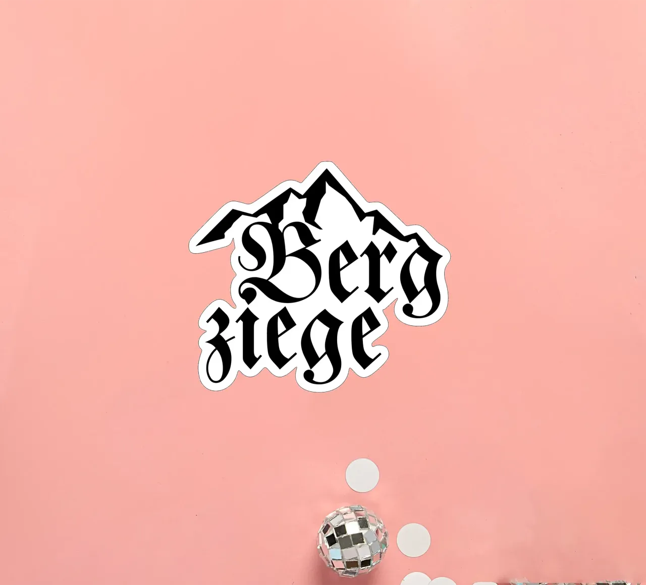 Bergziege adesivo da Flo Klein