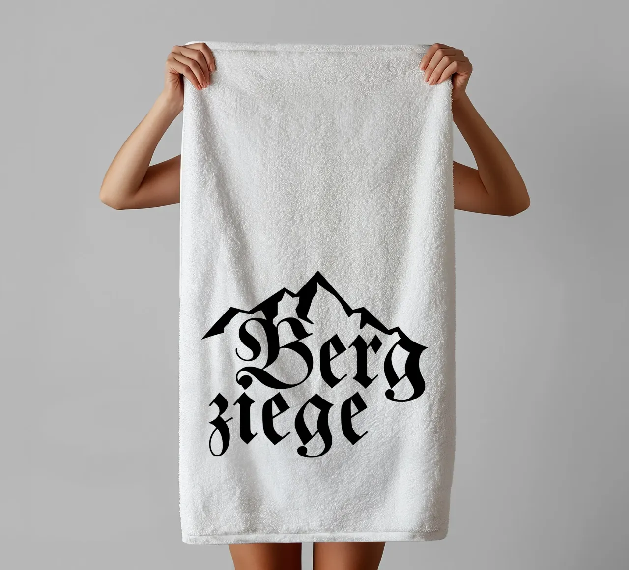 Bergziege asciugamano da bagno da Flo Klein