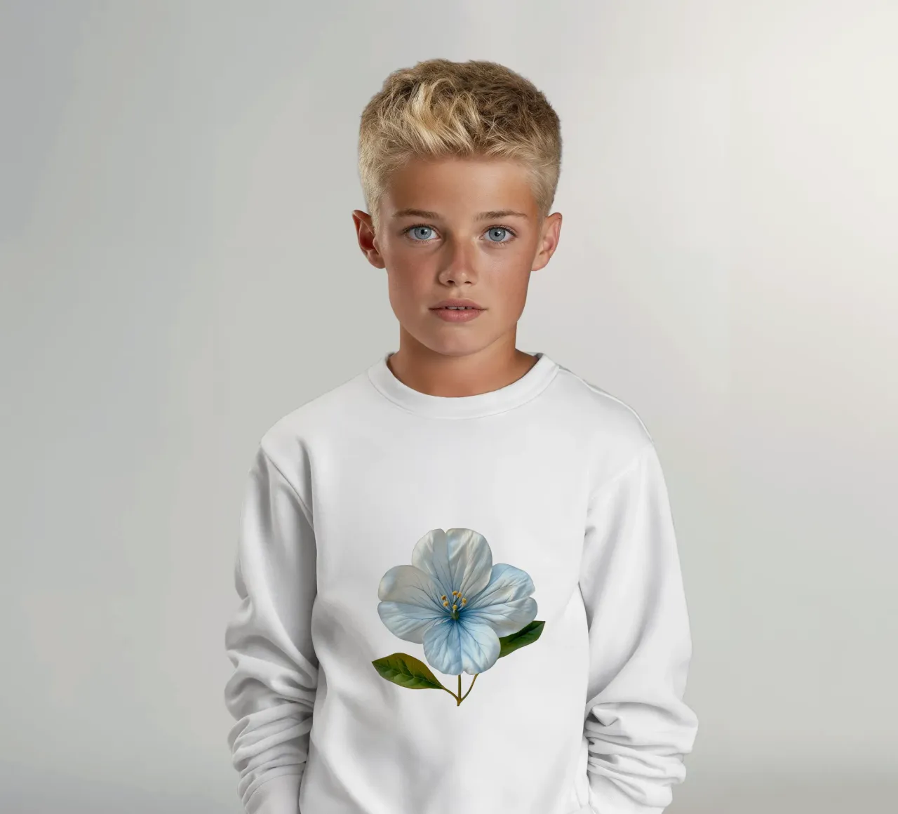 Fiore di Enotera 3 felpa bambino da Bold Blooms