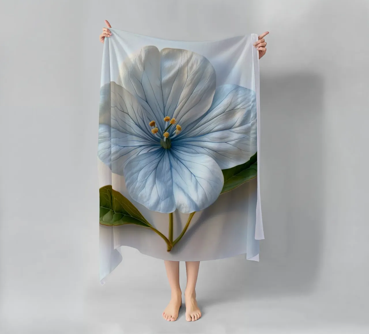 Fiore di Enotera 3 telo mare da Bold Blooms