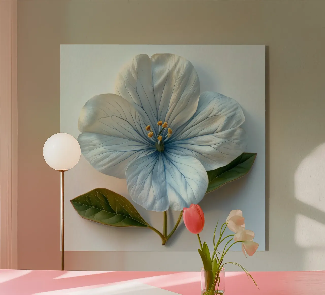 Fiore di Enotera 3 plexiglass da Bold Blooms