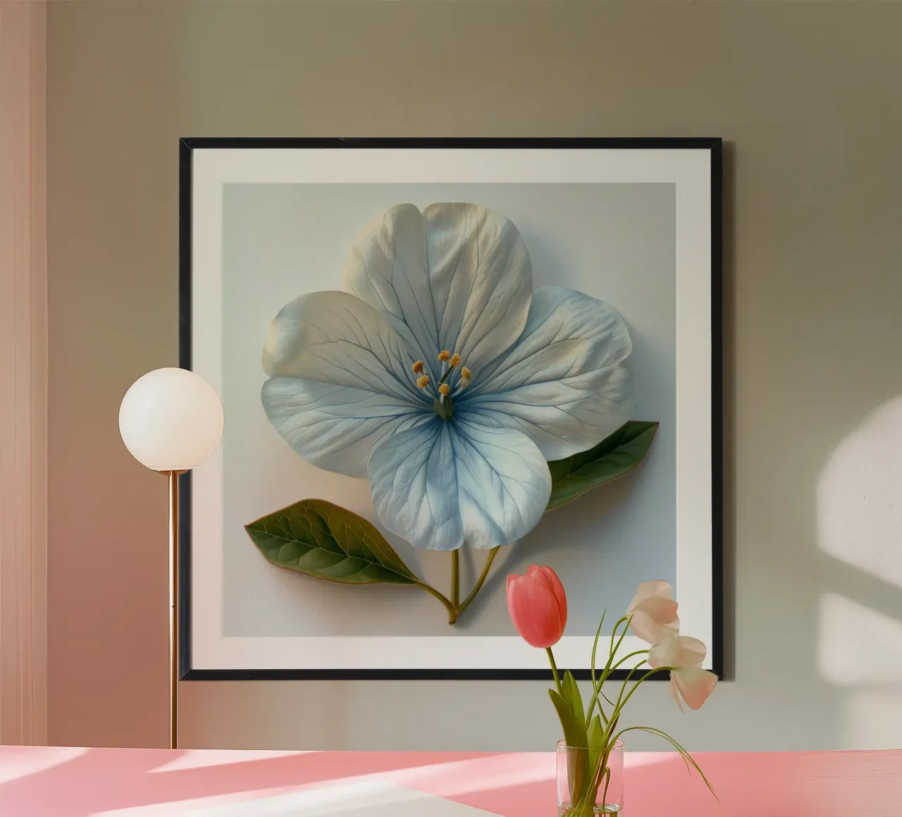 Fiore di Enotera 3 carta hahnemühle da Bold Blooms