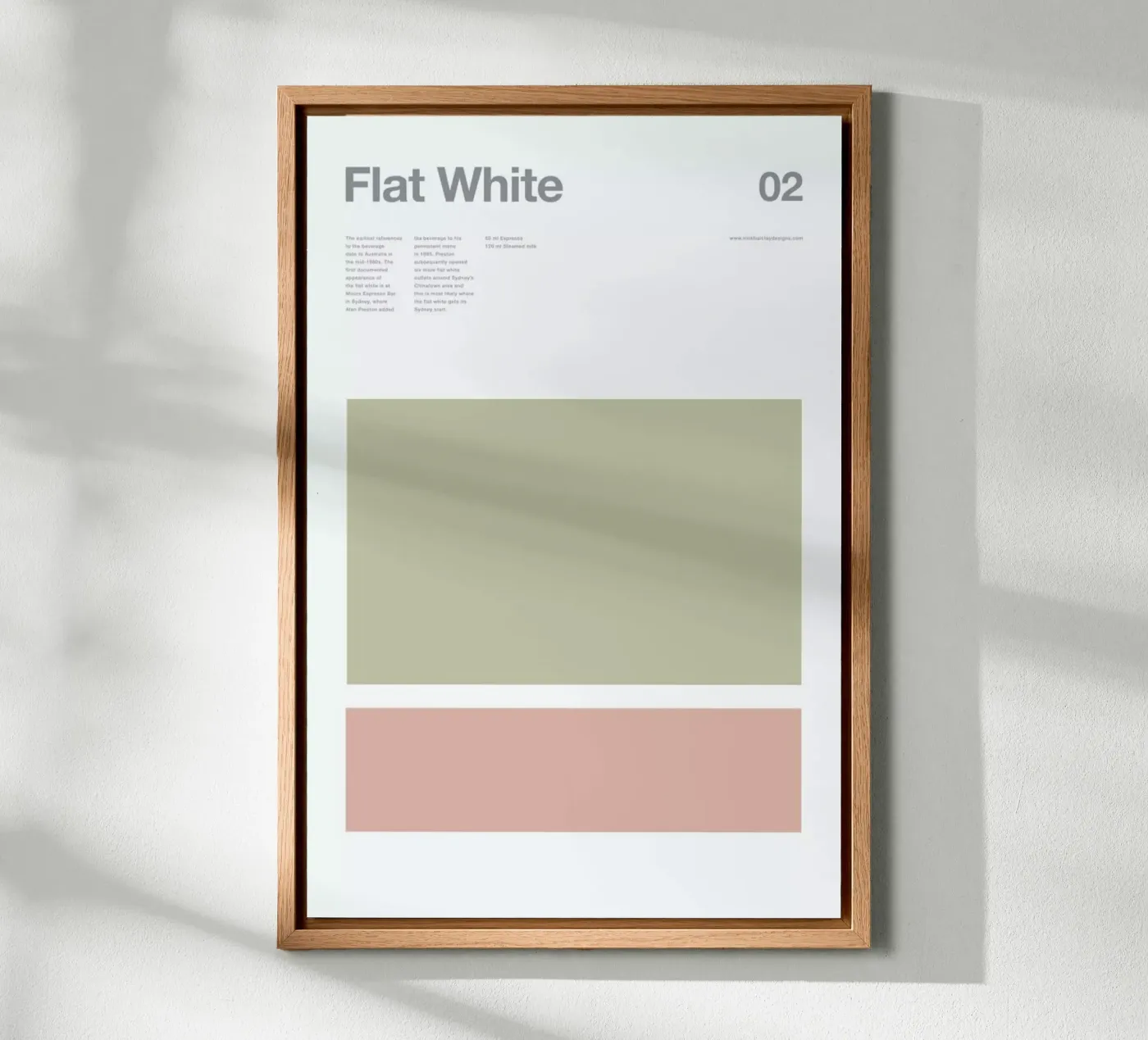 Flat White alluminio dibond da Nick Barclay