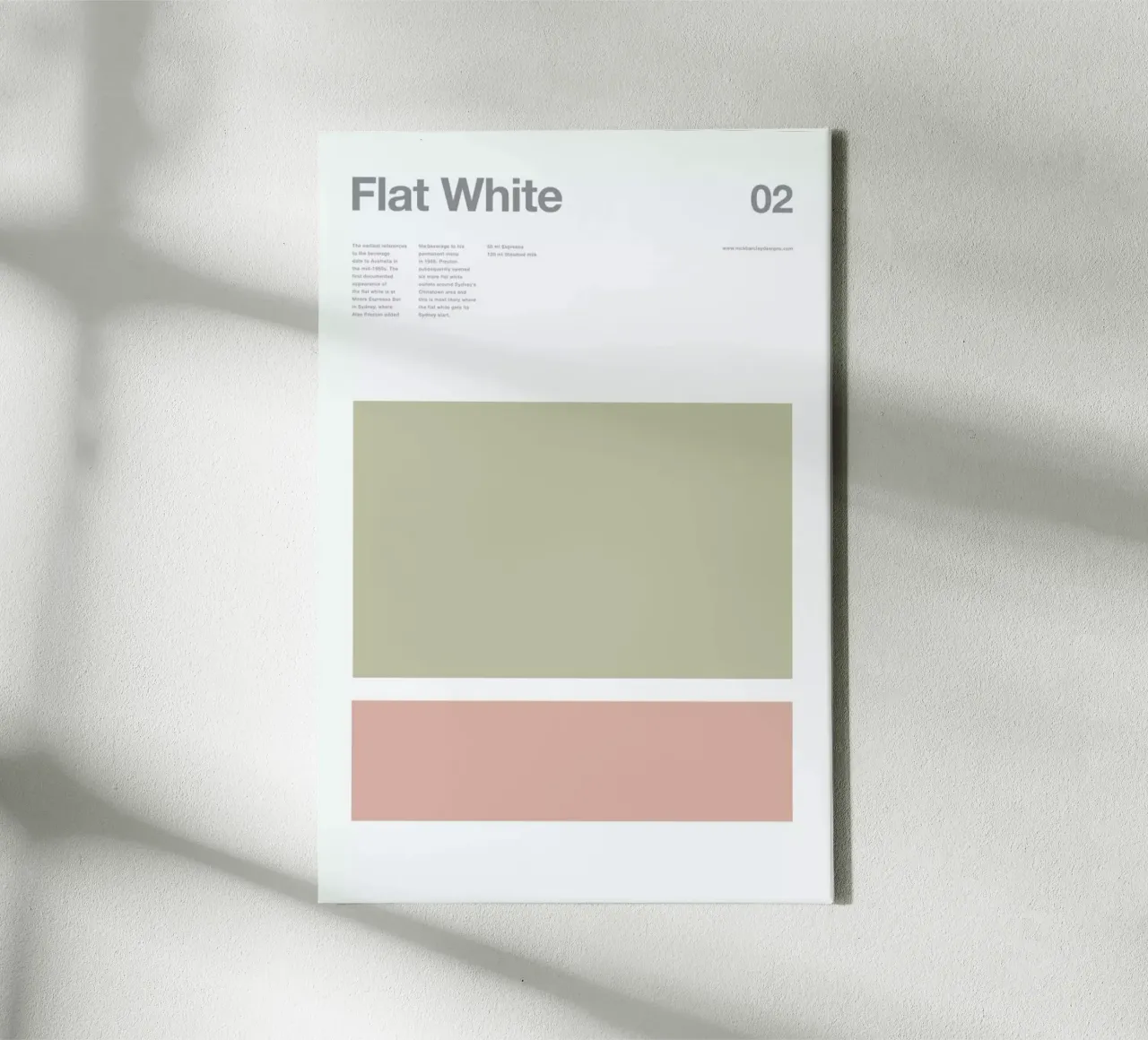 Flat White canvas van Nick Barclay