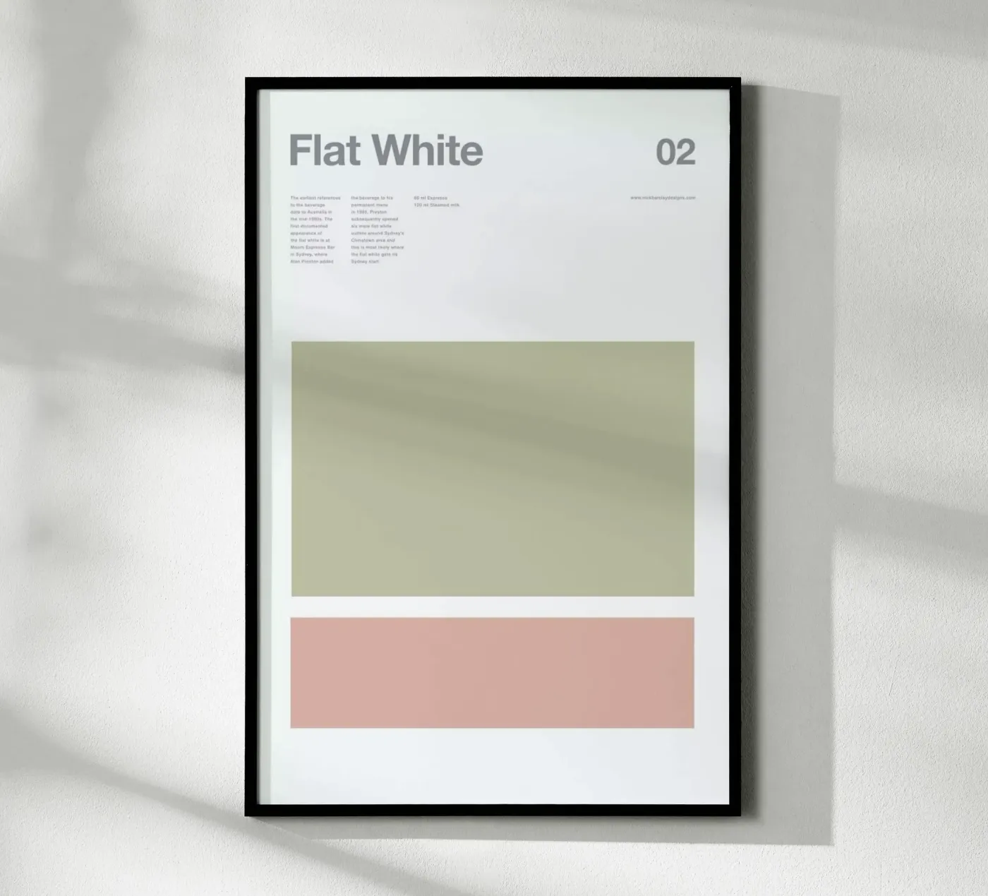 Flat White poster de Nick Barclay