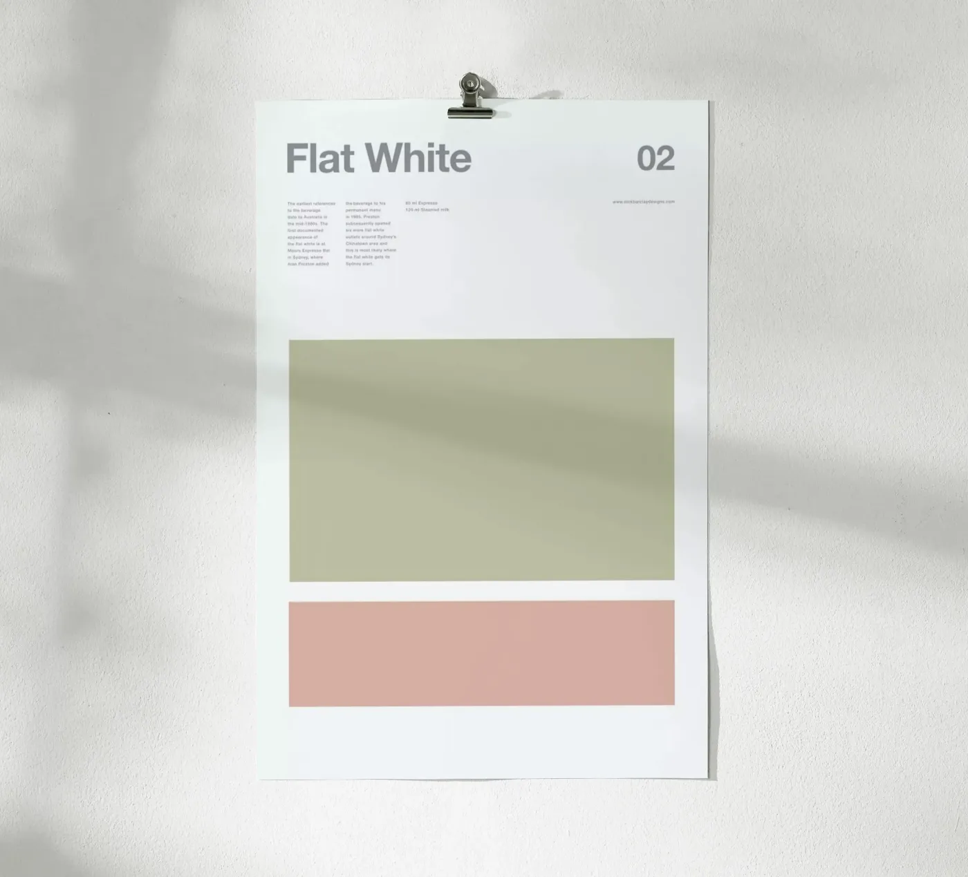 Flat White poster de Nick Barclay