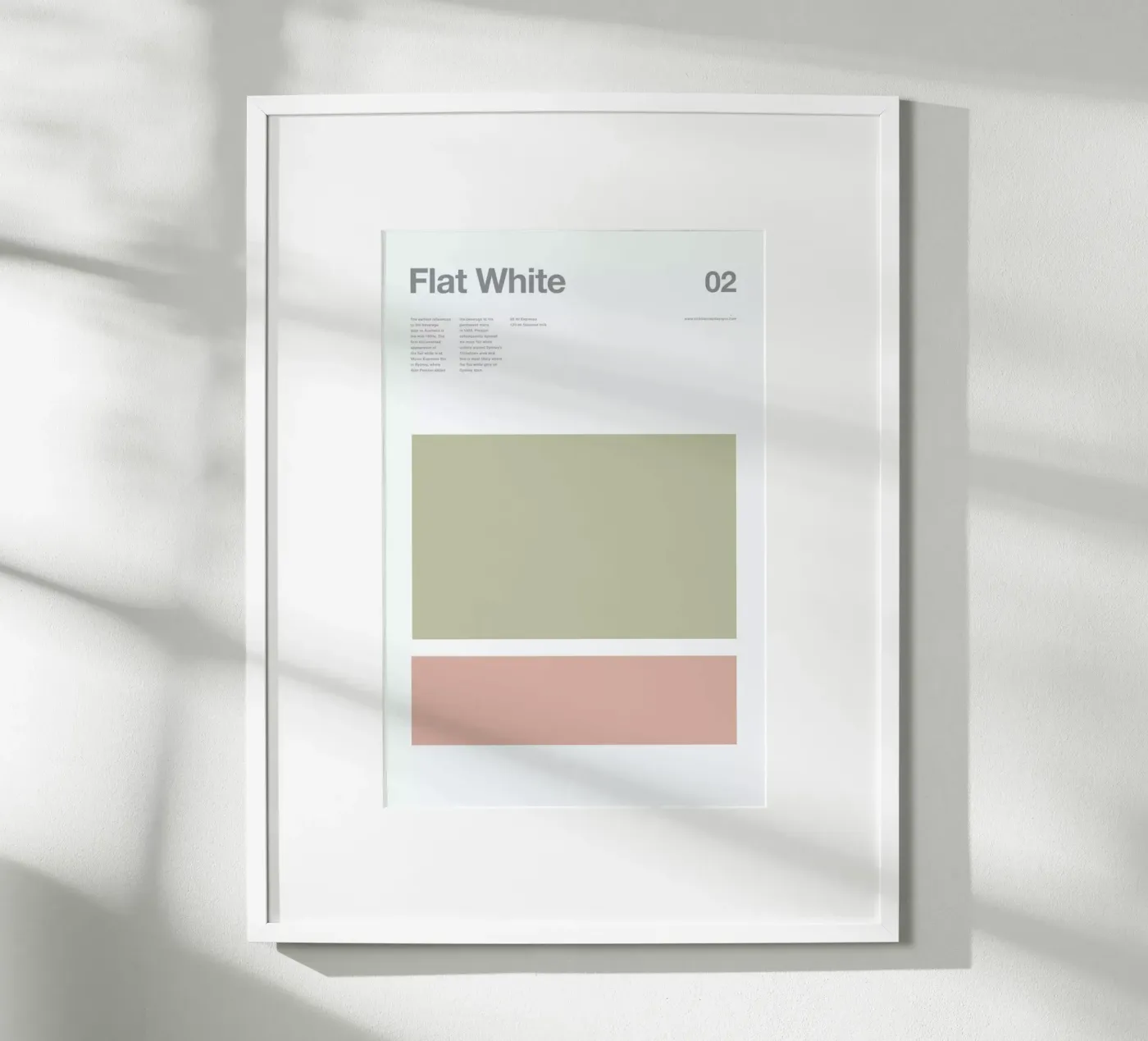 Flat White poster de Nick Barclay