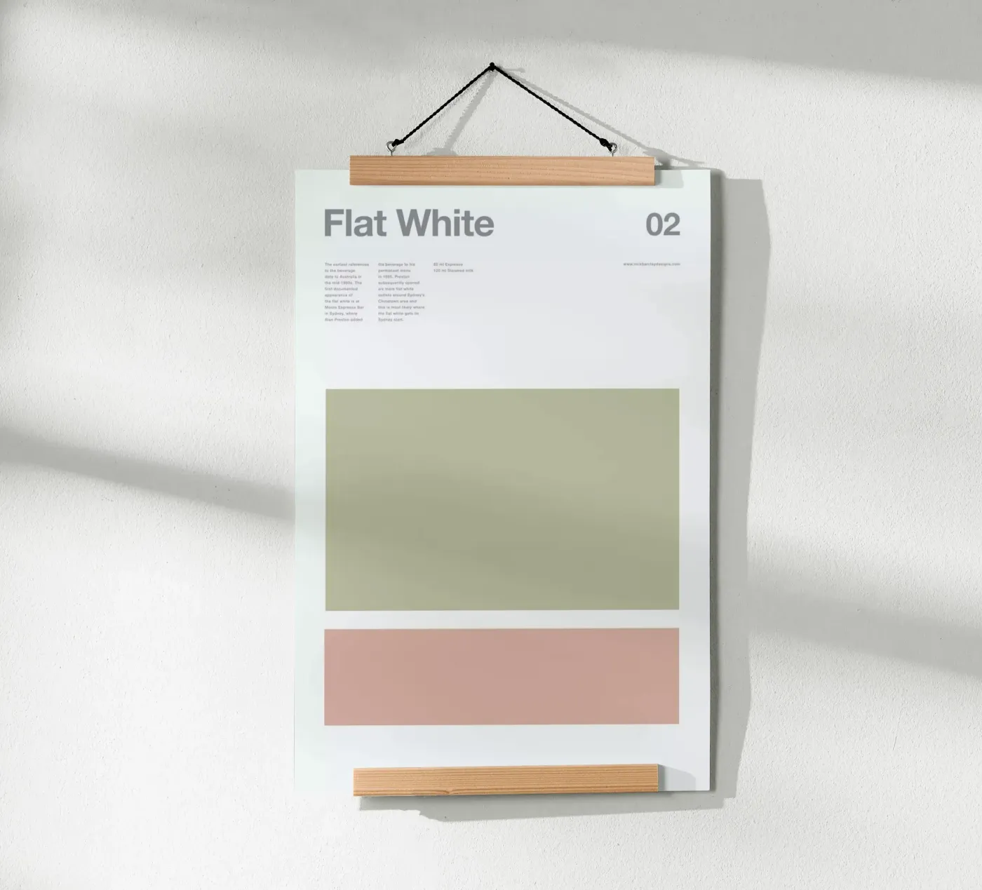 Flat White poster de Nick Barclay