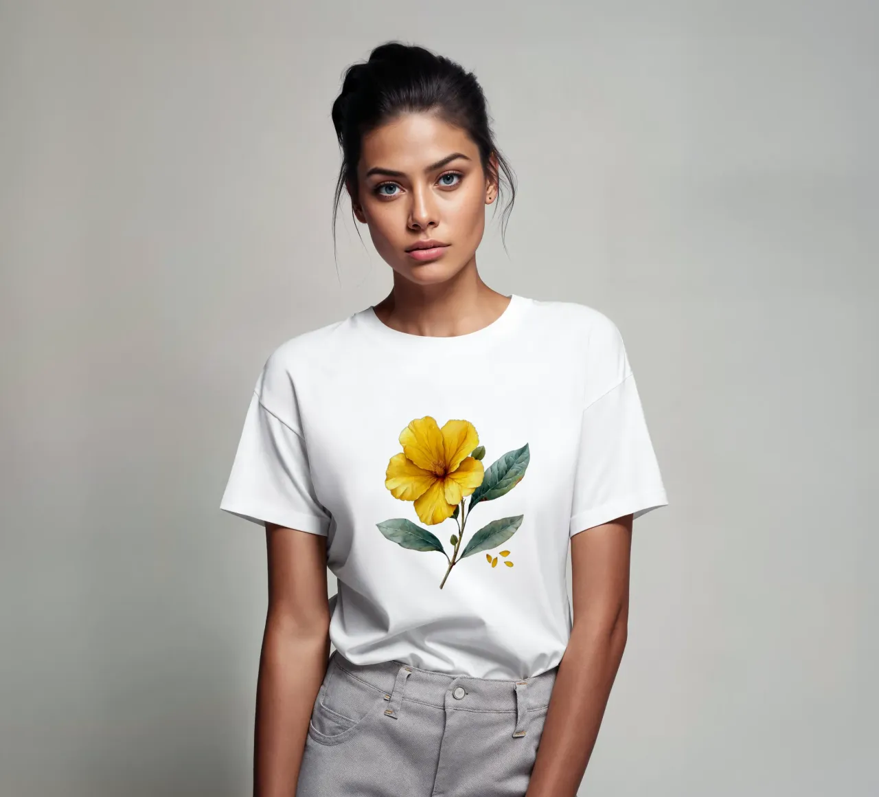Oenothera Flower 1 t-shirt by Bold Blooms