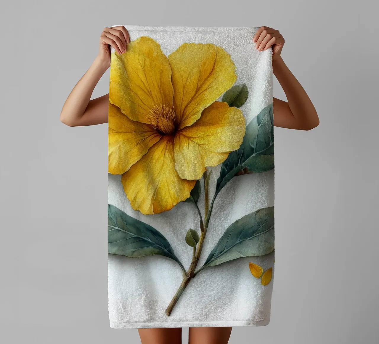 Fleur d'œnothère 1 serviette de bain de Bold Blooms
