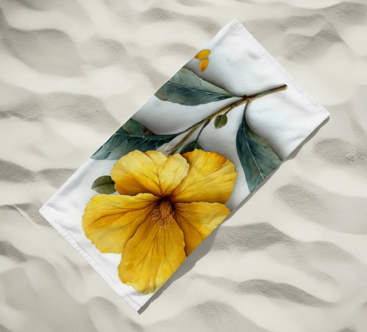 Fiore di Enotera 1 telo mare da Bold Blooms