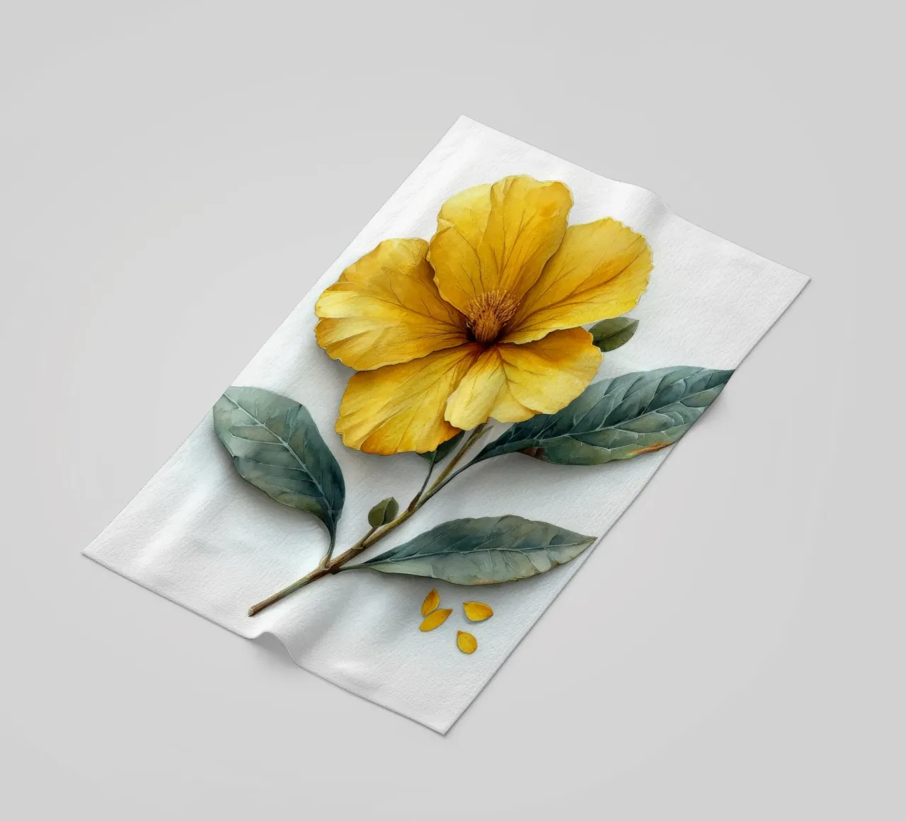 Fiore di Enotera 1 telo mare da Bold Blooms