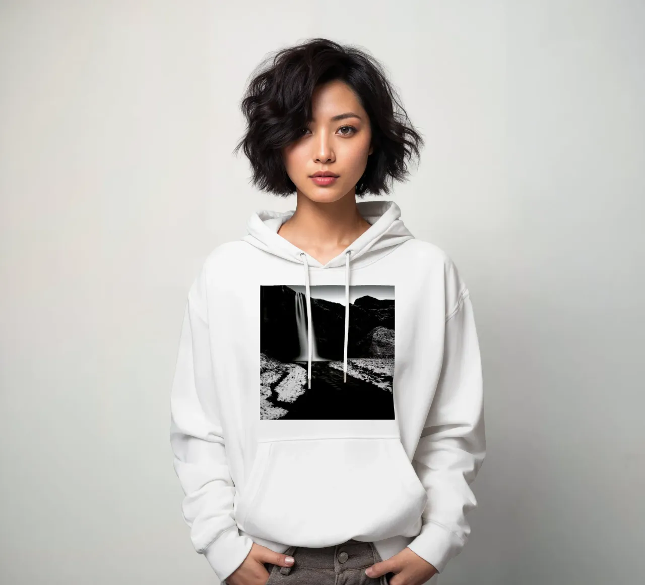 Seljalandsfoss, Island felpa con cappuccio da Håggard Photography | Ronny Behnert