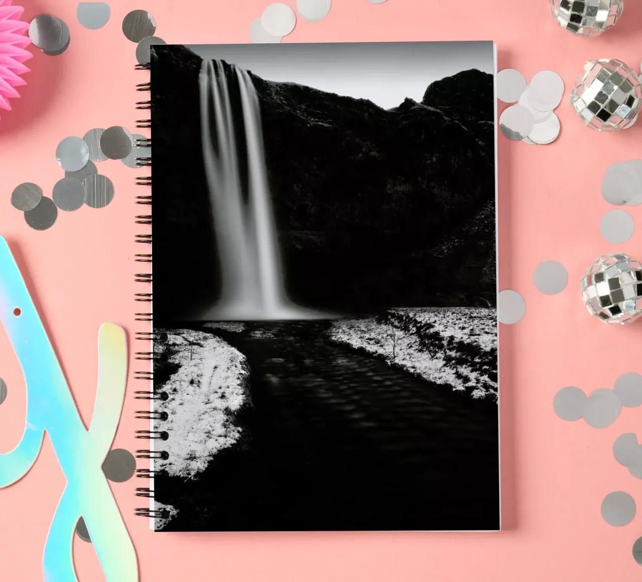 Seljalandsfoss, Island spiral notebook by Håggard Photography | Ronny Behnert