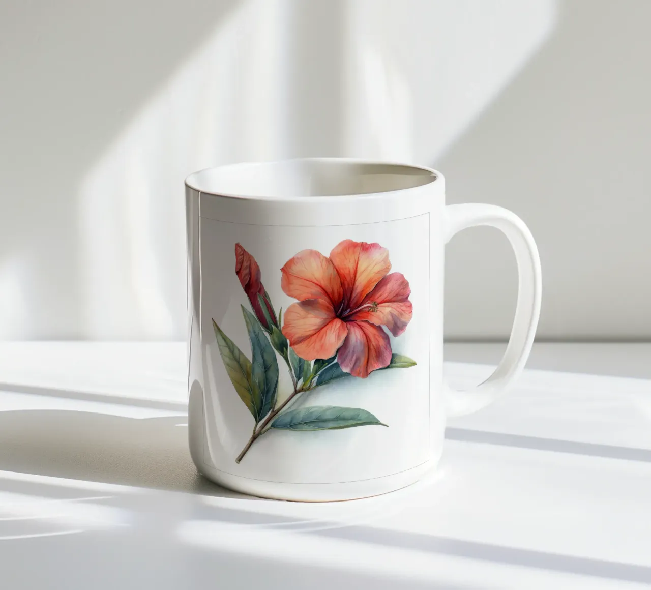 Fiore di oleandro 2 tazza in ceramica da Bold Blooms