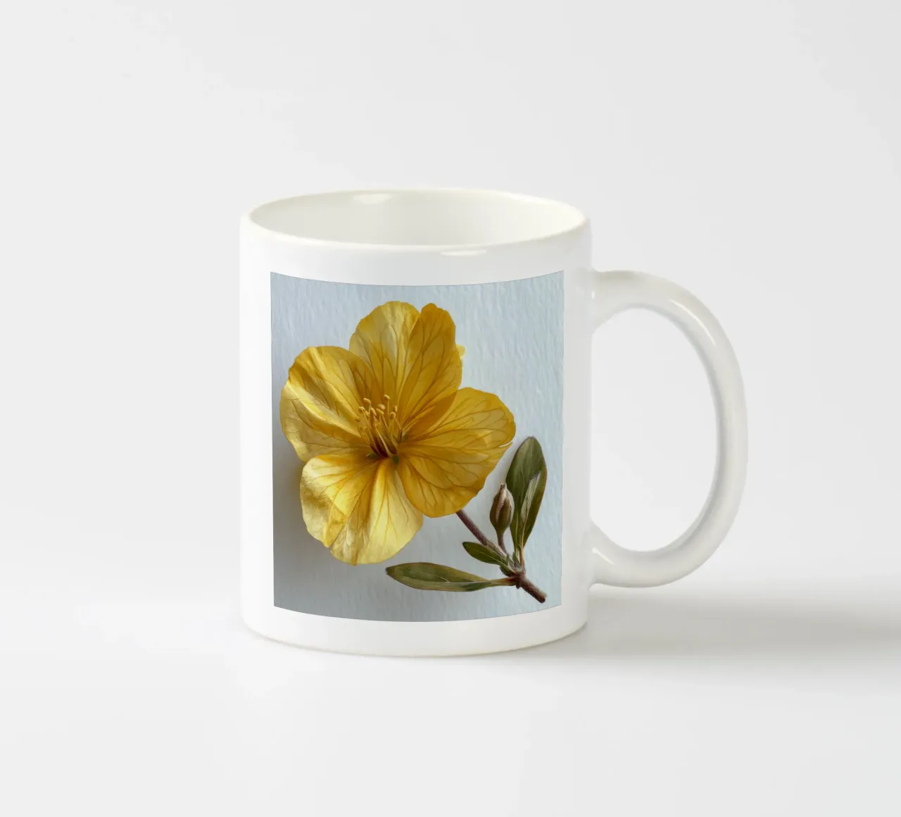 Fiore di Enotera 4 tazza in ceramica da Bold Blooms