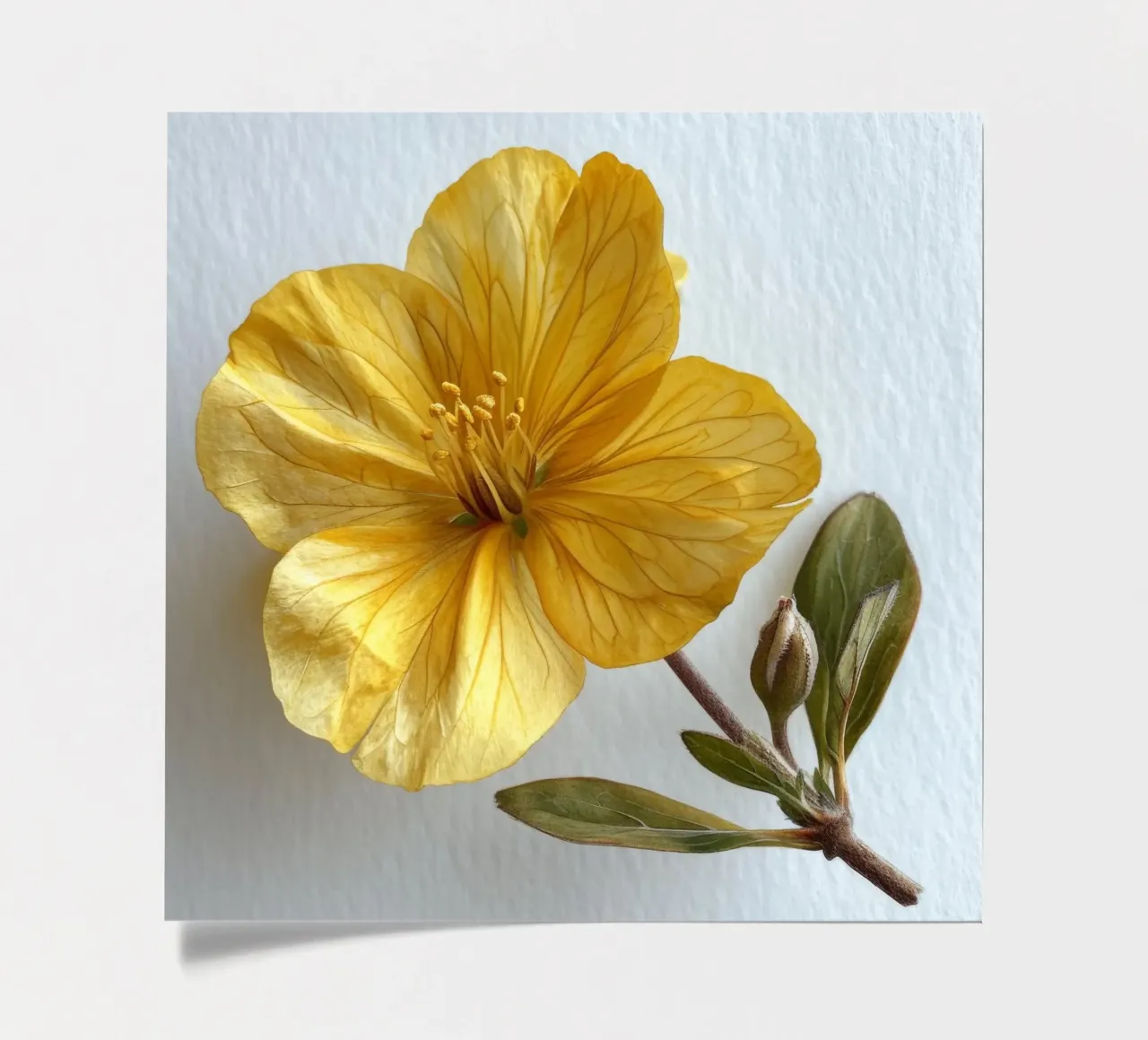 Oenothera Flower 4 sticker sheet by Bold Blooms