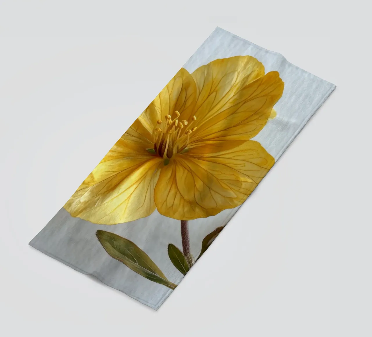 Fiore di Enotera 4 telo mare da Bold Blooms