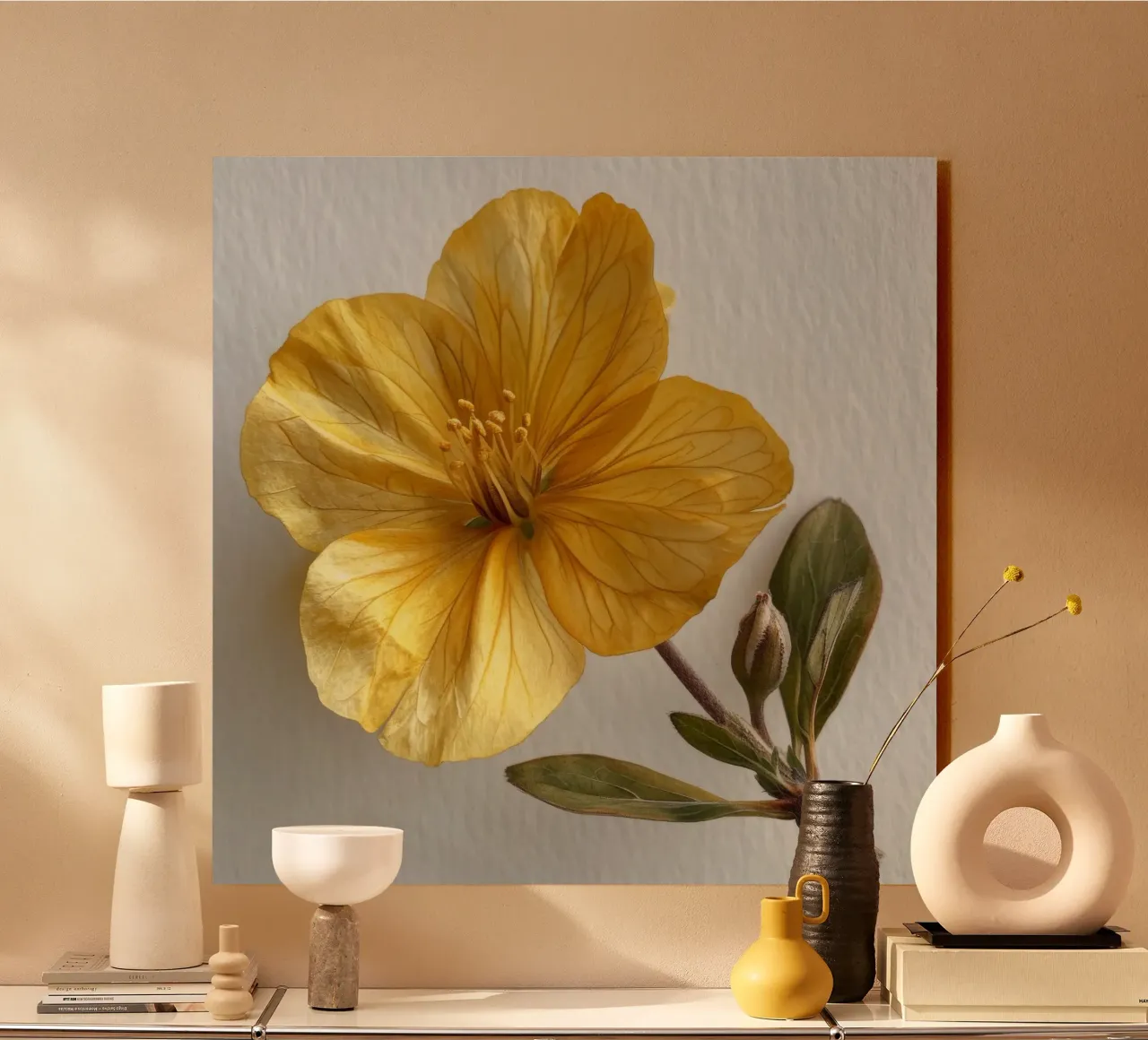 Fiore di Enotera 4 plexiglass da Bold Blooms