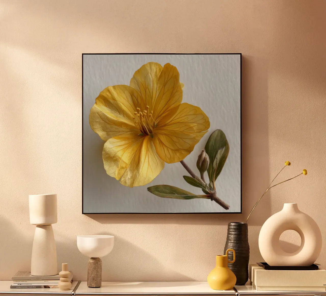 Flor de Oenothera 4 aluminio dibond de Bold Blooms