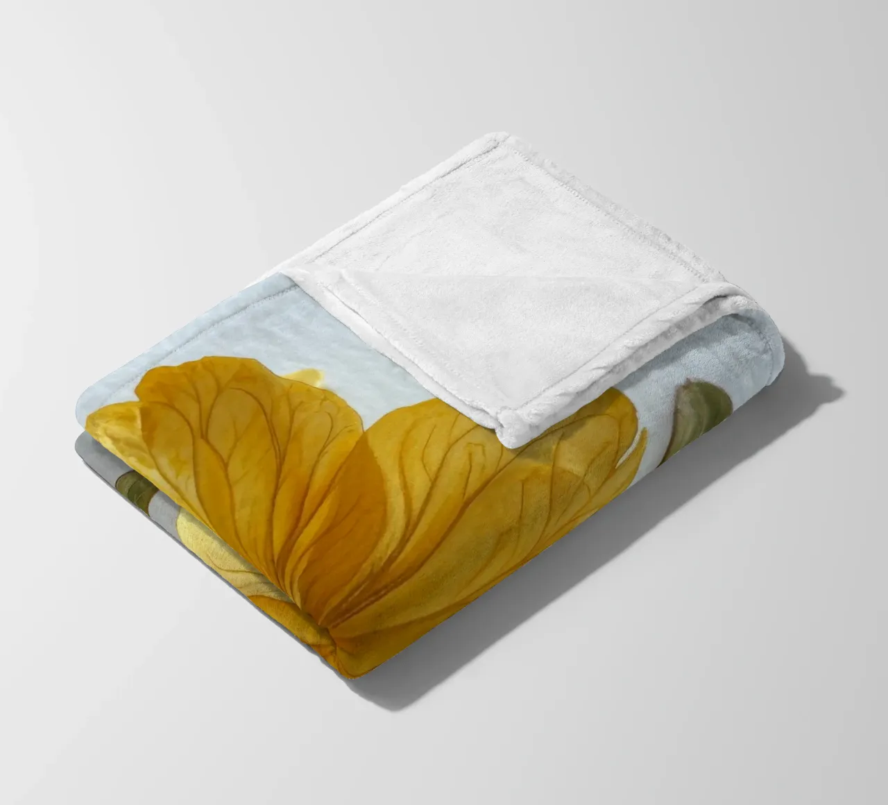 Fiore di Enotera 4 coperta in pile da Bold Blooms