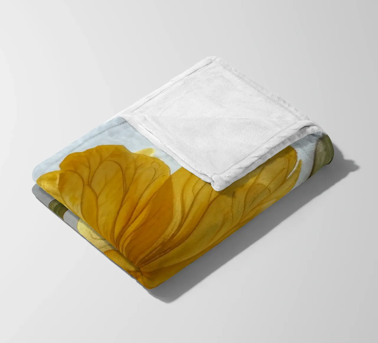 Fiore di Enotera 4 coperta in pile da Bold Blooms
