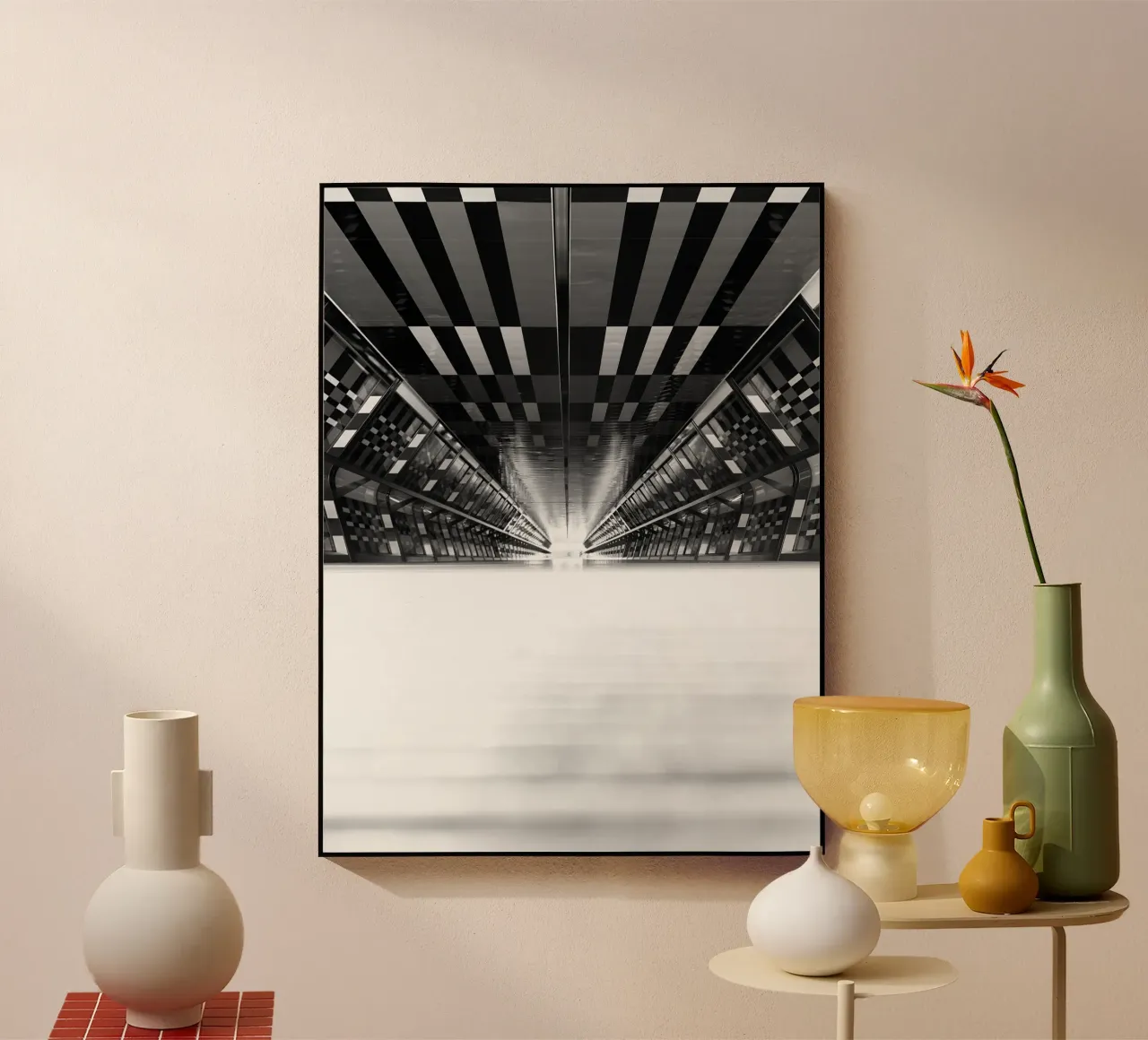 Timetunnel plexiglass da Flo Klein