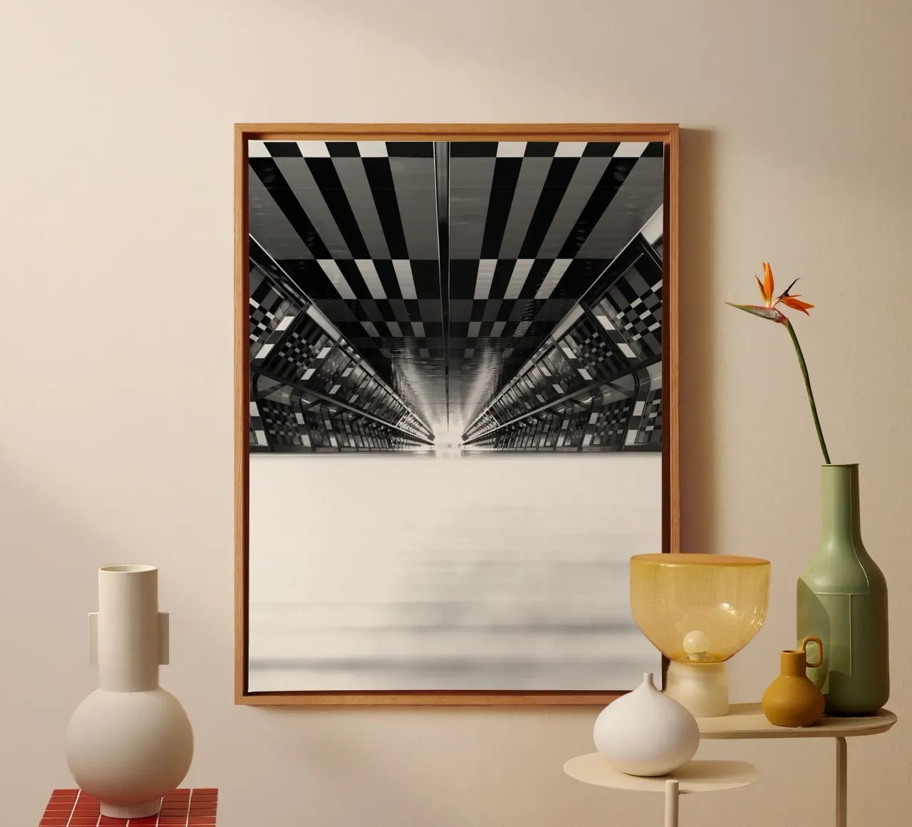 Timetunnel canvas by Flo Klein