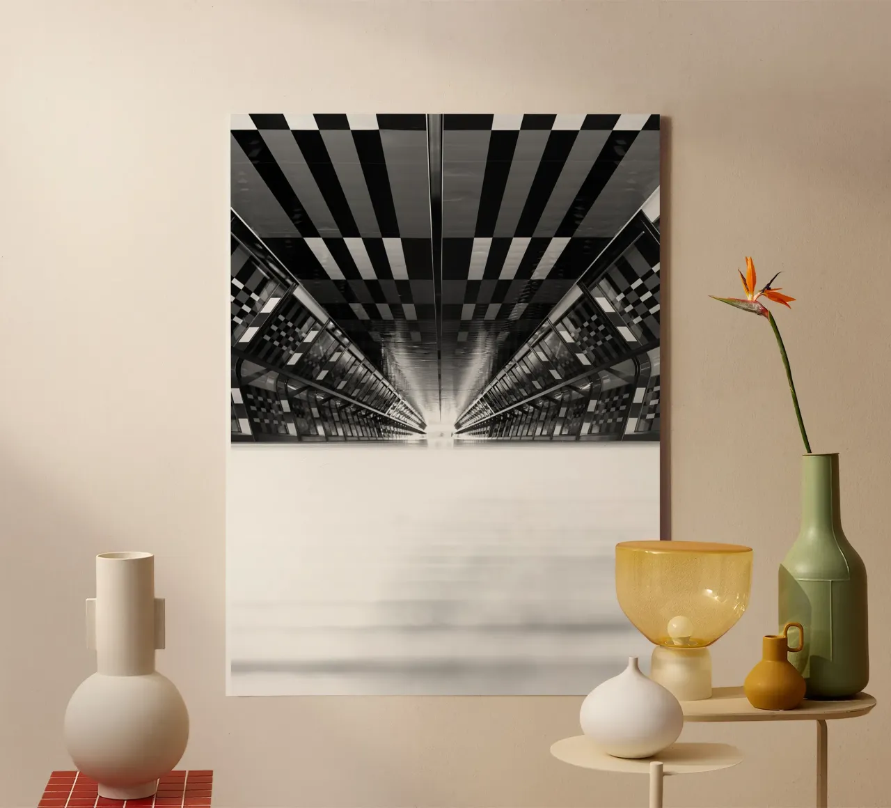 Timetunnel canvas by Flo Klein