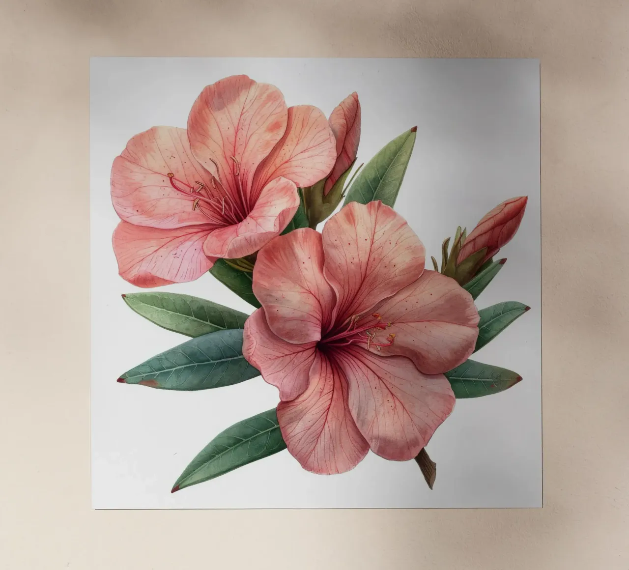 Fiore di oleandro 3 pellicola backlit da Bold Blooms