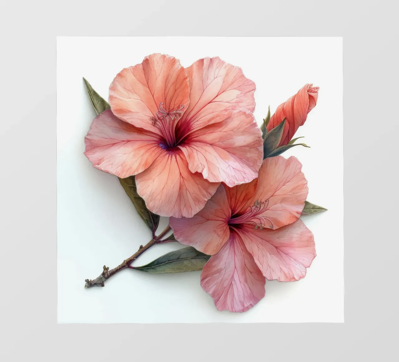 Fiore di oleandro 4 telo in pvc da Bold Blooms