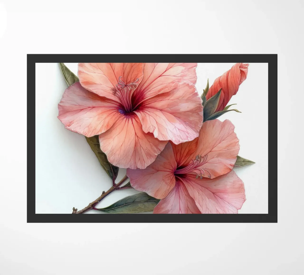 Fiore di oleandro 4 zerbino da Bold Blooms