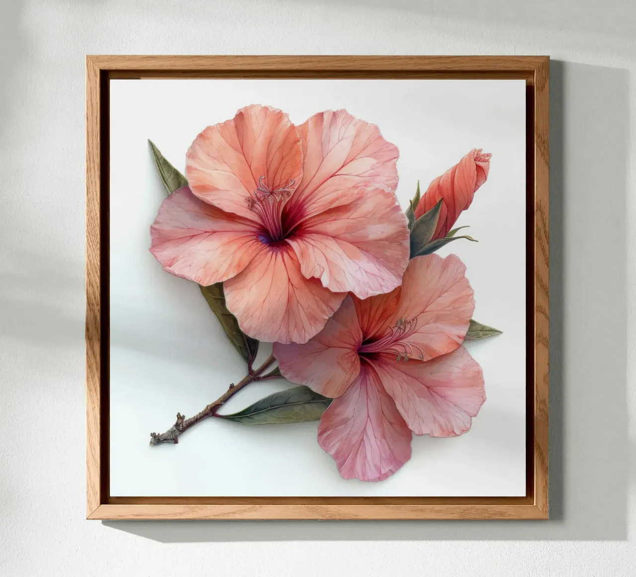 Fiore di oleandro 4 alluminio dibond da Bold Blooms