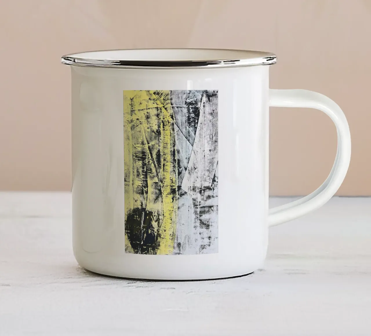 Nature 02 Emaille Tasse von MissVeroonica
