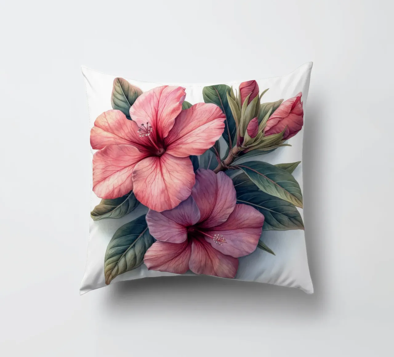 Fiore di oleandro 1 cuscino da Bold Blooms