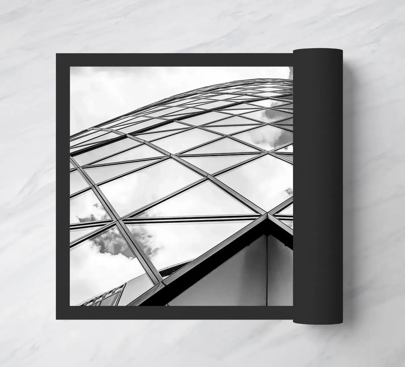 Die Gurke Fußmatte von Flo Klein Gallery