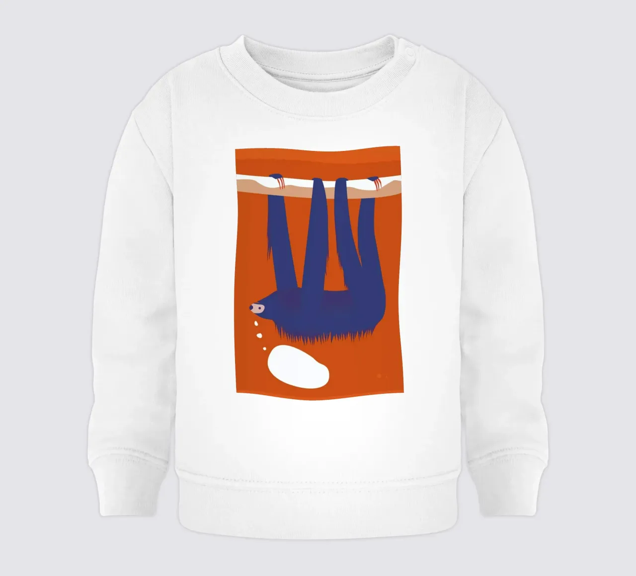Sloth, Hang in There baby sweatshirt van Monika Aichele