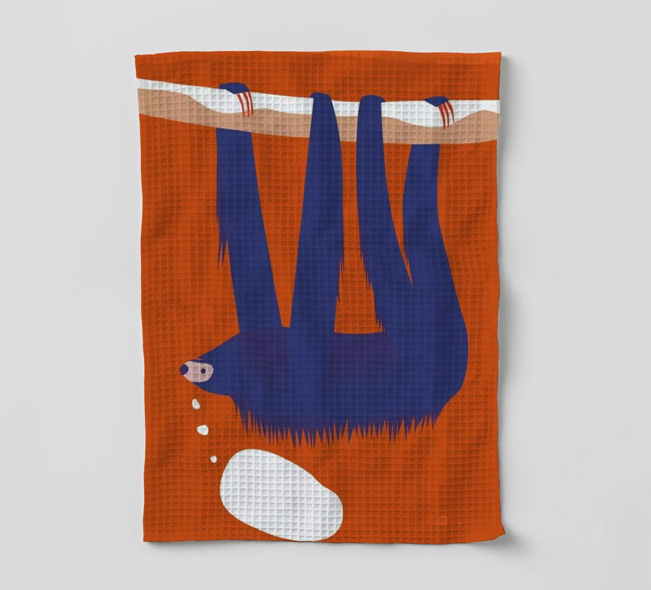 Sloth, Hang in There canovaccio da cucina da Monika Aichele