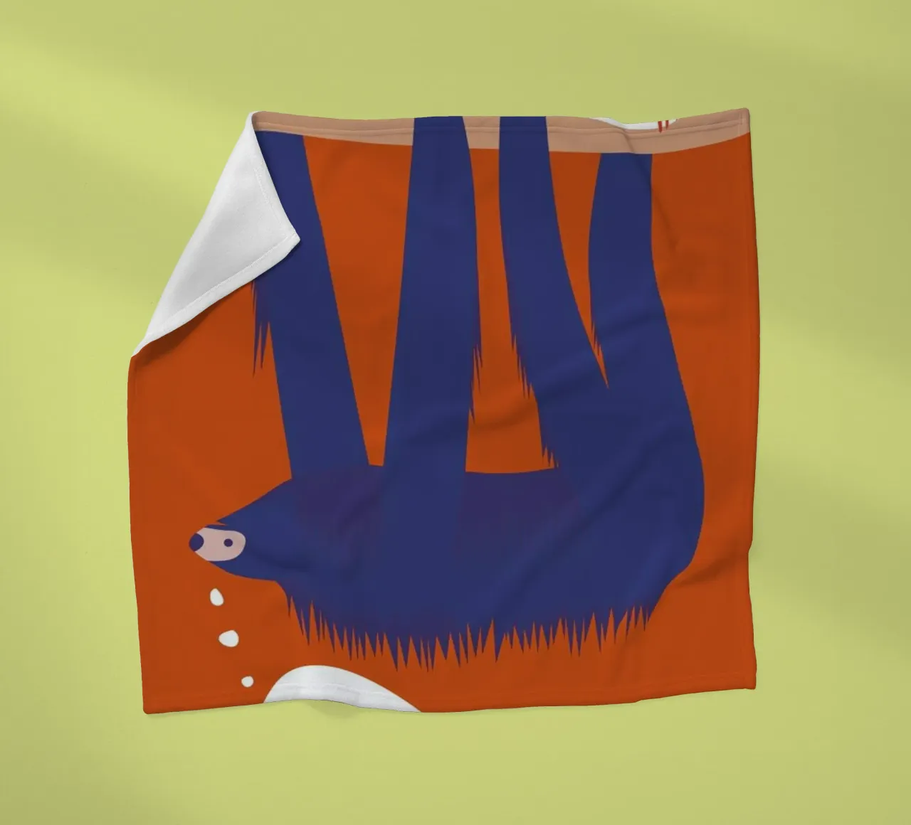 Sloth, Hang in There coperta in pile da Monika Aichele