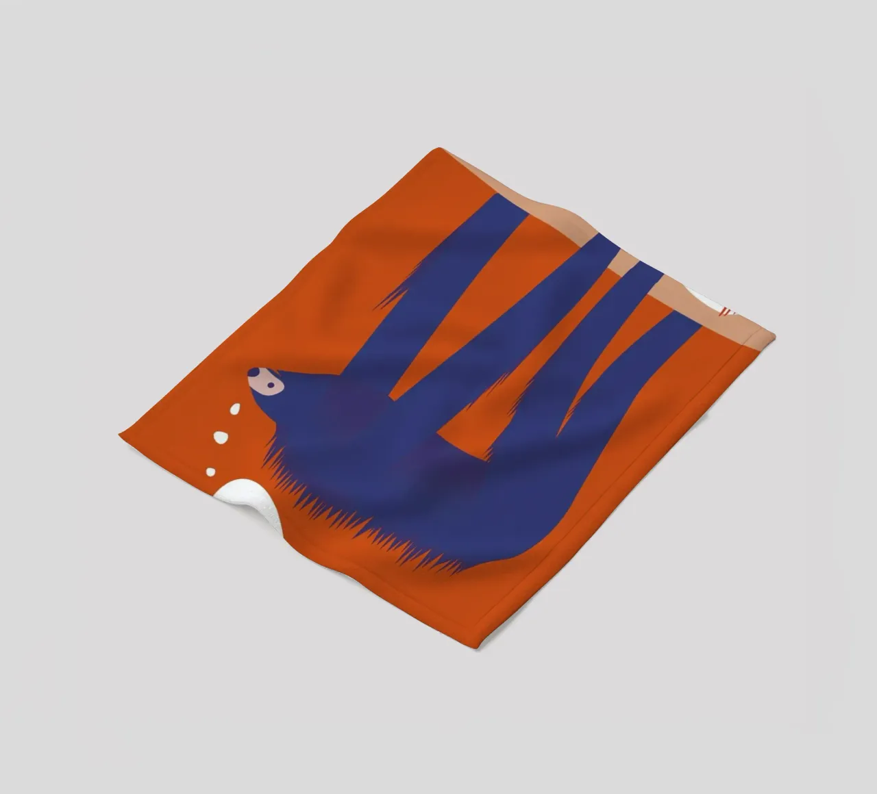 Sloth, Hang in There coperta in pile da Monika Aichele