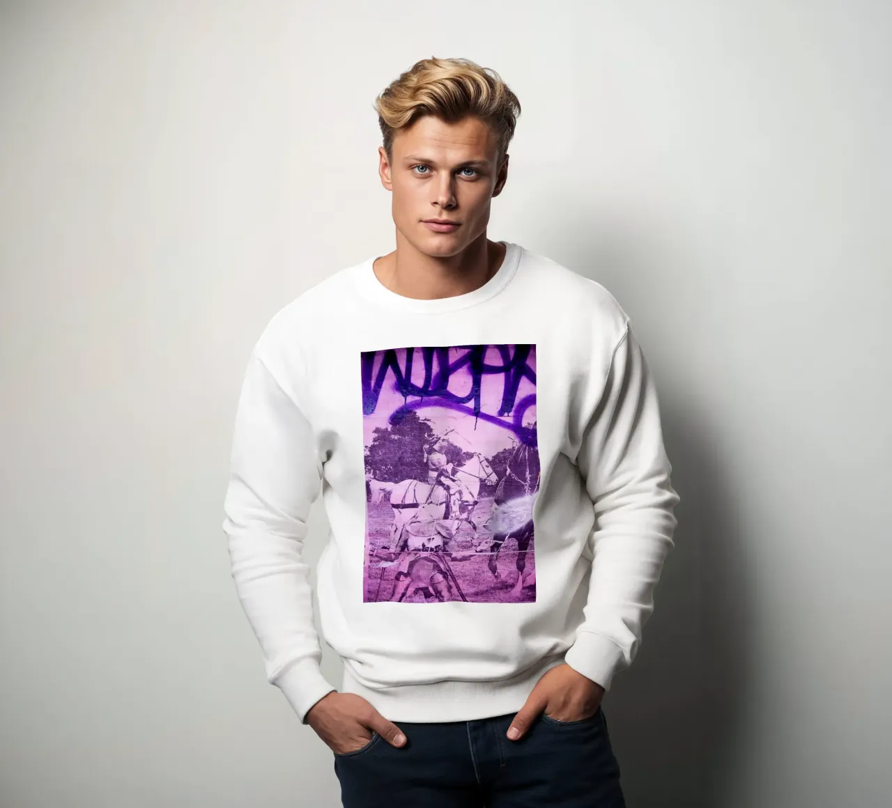 Ritter Pink felpa da Flo Klein