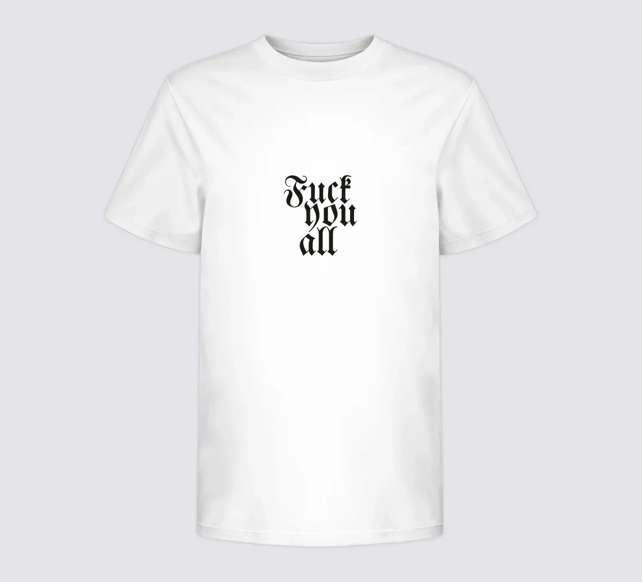 Fuck you all kids t-shirt by Flo Klein