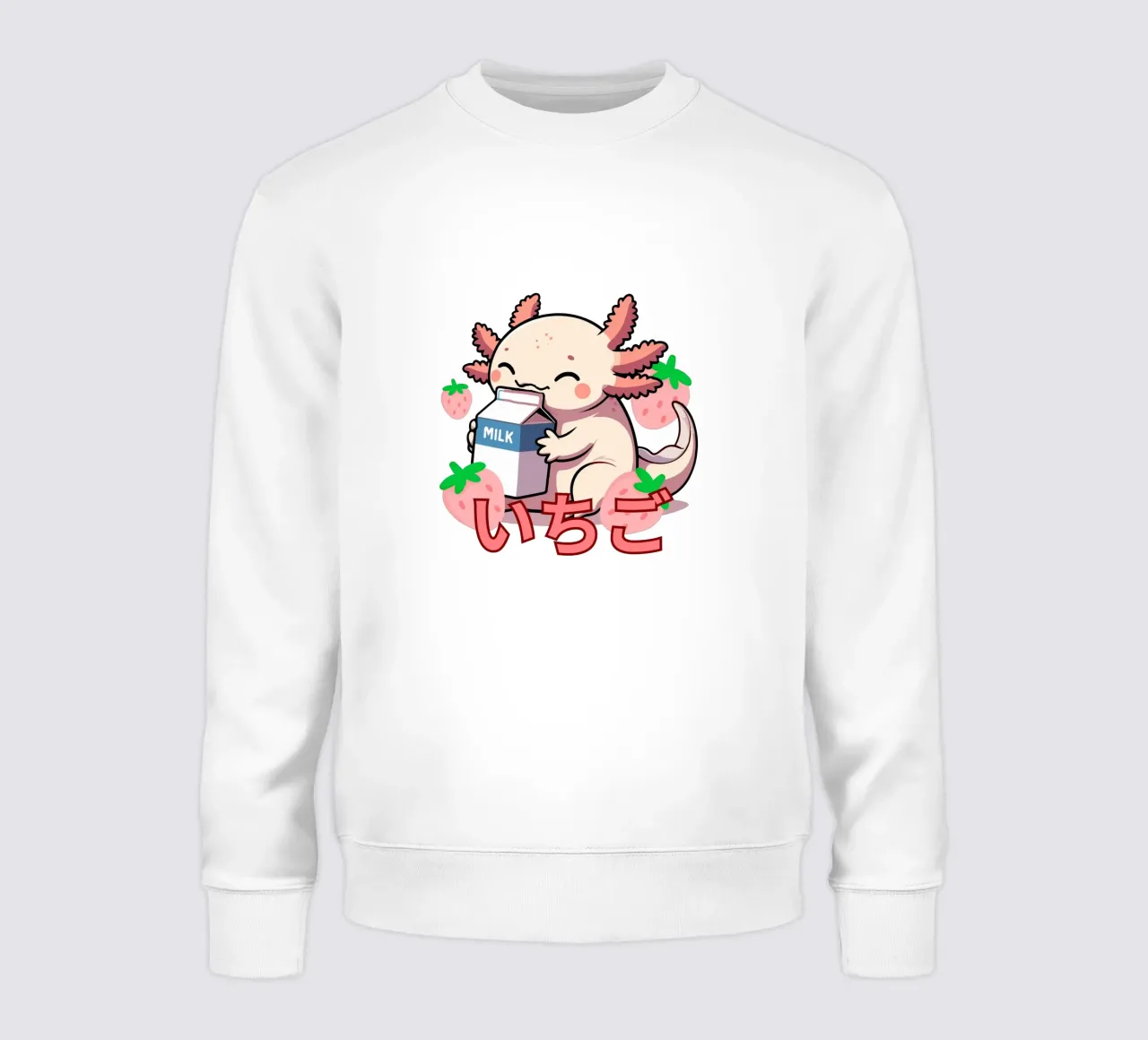 cute axolotl felpa da edsonramosart
