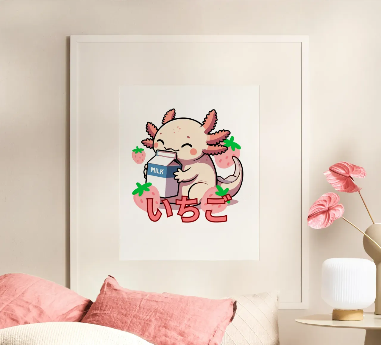 cute axolotl carta hahnemühle da edsonramosart