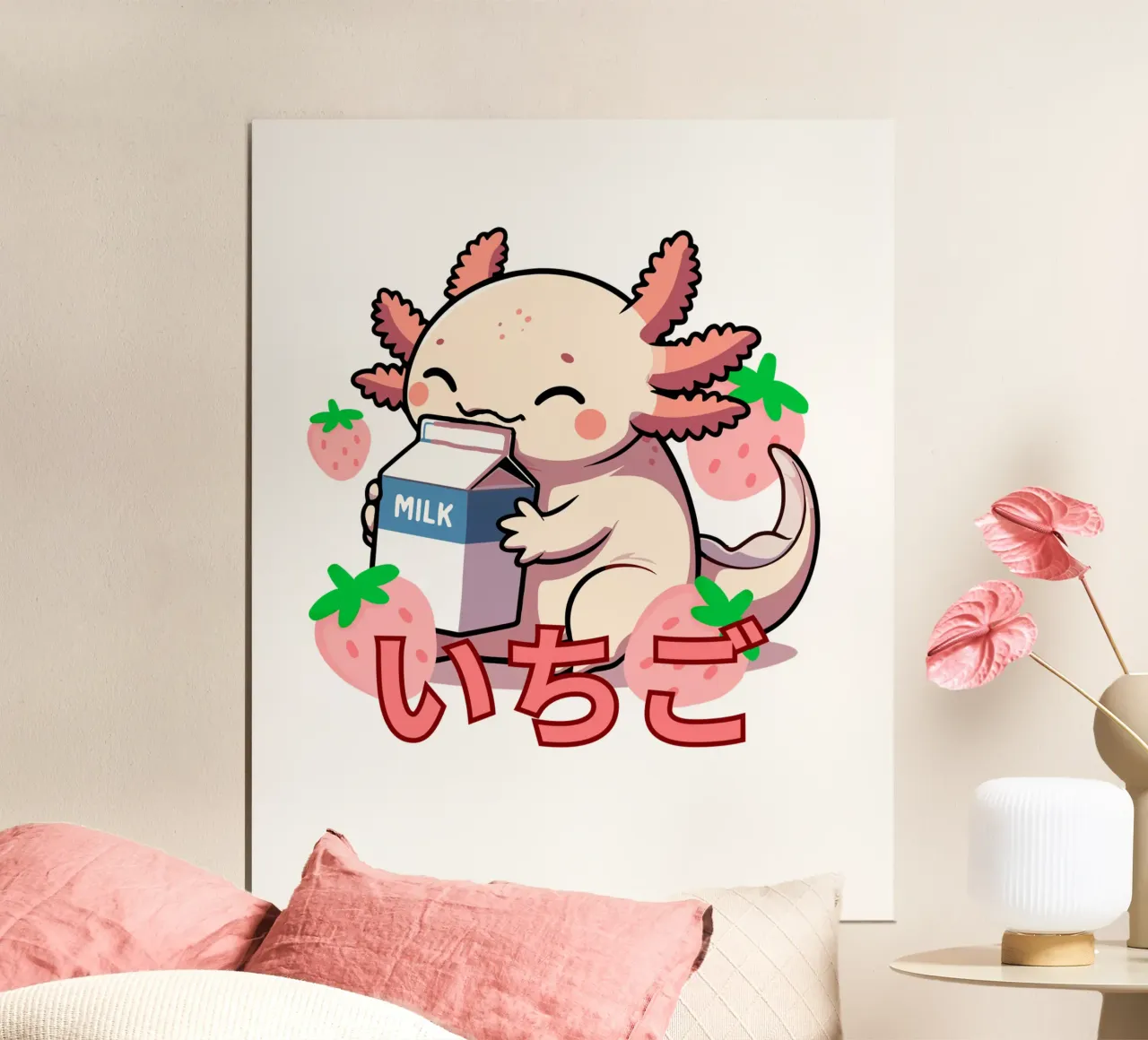 cute axolotl carta hahnemühle da edsonramosart