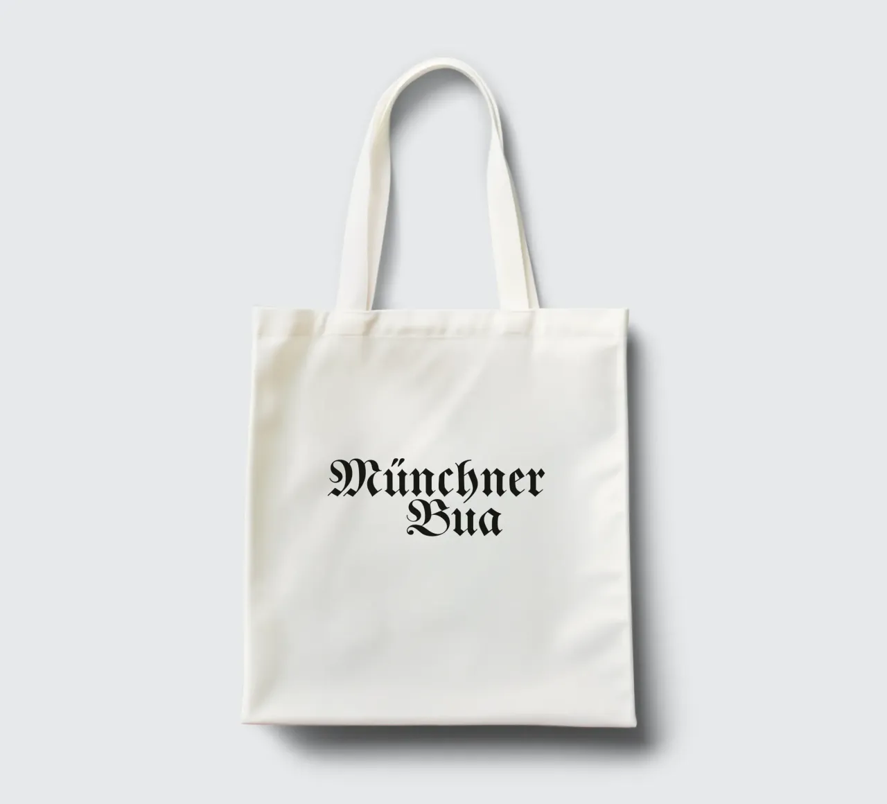 Münchner Bua borsa in juta da Flo Klein