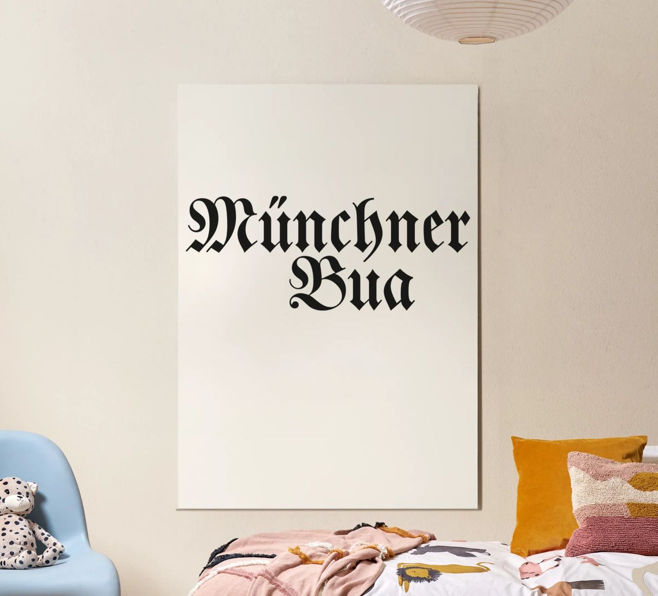 Münchner Bua alluminio dibond da Flo Klein
