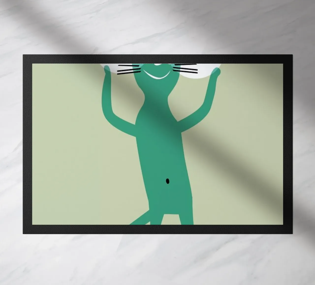 White Ears deurmat van Monika Aichele