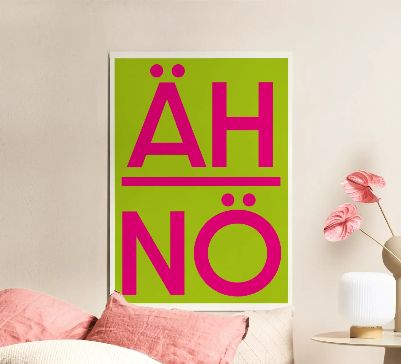 ÄH NÖ alluminio dibond da Flo Klein